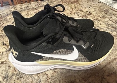 New Nike Pegasus 41 Air Zoom Reactx Running Shoes Men s 7 Black & Gold