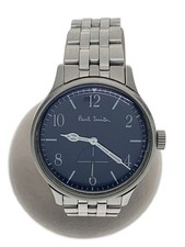 Paul Smith Quartz Stainless Steel Timepiece Navy Silver