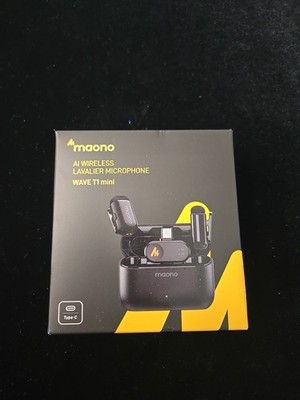 maono Wave T1 Mini AI Wireless Lavalier Microphone Type-C for iPhone iPad