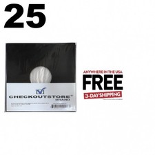 25 Paper Record Polylined With Hole for 12" Vinyl 33 RPM Inner Sleeves 1-3 DAYS