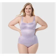 New Ruby Ribbon Women's Green Lace Size 34 Simply Smooth Pocket Cami Shapewear