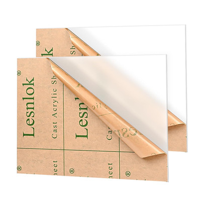 8 X 12 White Translucent Acrylic Sheet 1/8 Inch Thick 3Mm 2 Piece Sone Side Matt