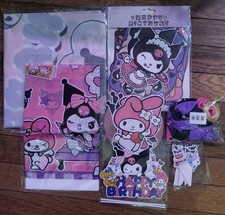 Hello Kitty Kuromi Birthday Party Supplies Variety Set