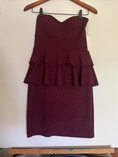 Women’s Emerald Sundae Wine Cocktail Dress Size Medium