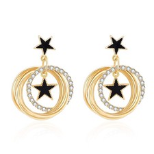 Sparkling Moon and Star Earrings for Women  A reminder to embrace our dreams an