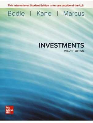 Investments, 12th Edition, Bodie Kane Marcus Paperback - Condition  ~ Never used