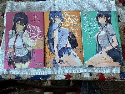  Manga Lot: Please Put Them On, Takamine-san 1-3 + Sakurai San 1 + Uzaki-chan 1