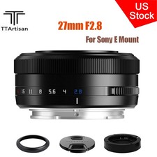 Open box TTArtisan AF 27mm F2.8 Auto Focus Camera Lens for Sony E-Mount Camera