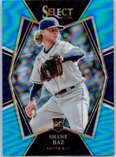 2022 Panini Select Light Blue #107 Shane Baz #/149 Rookie Tampa Bay Rays