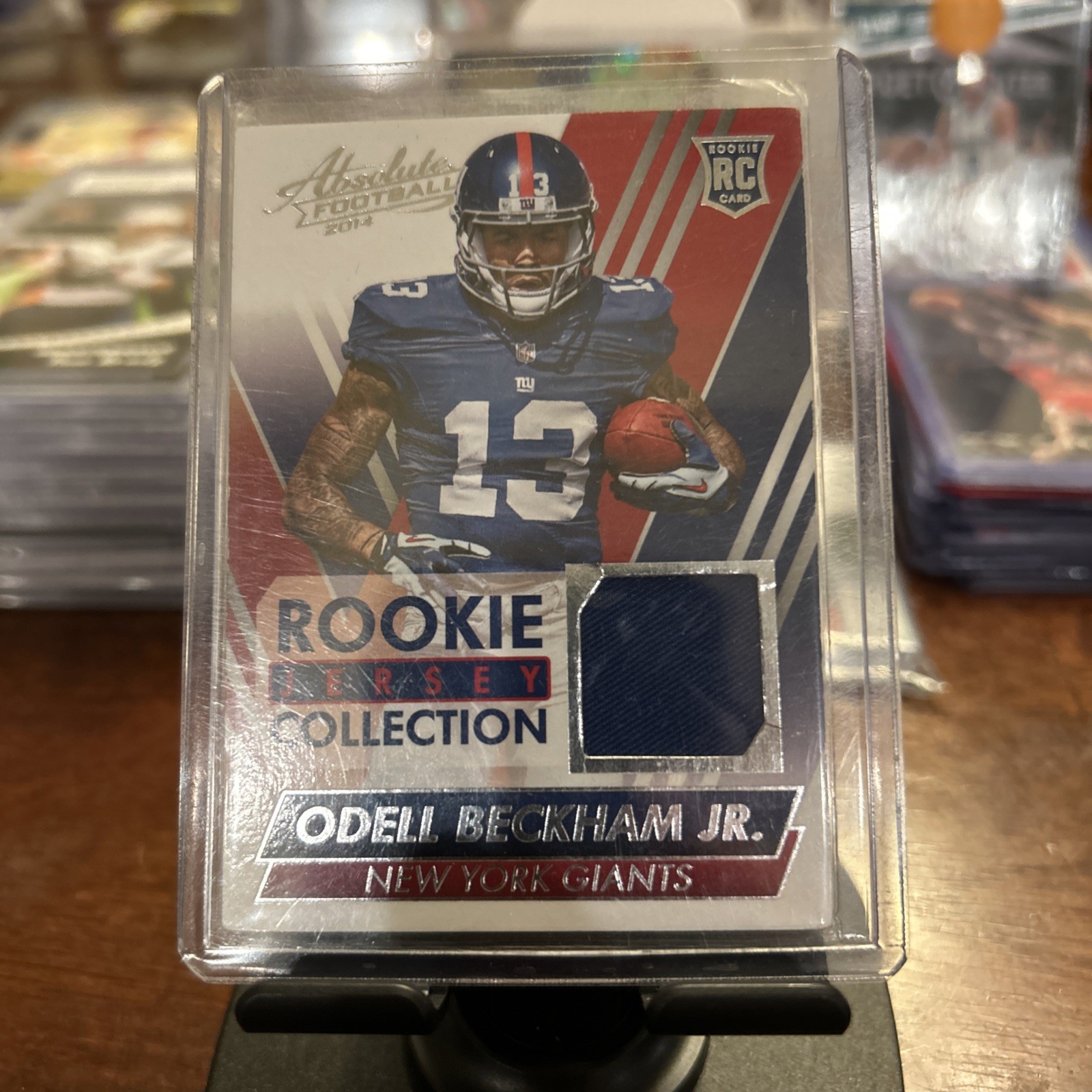 Odell Beckham Jr. Panini Absolute Rookie Jersey Collection #OB Jumbo Patch