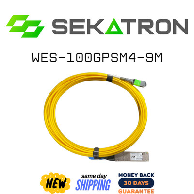   NEW AOI WES-100GPSM4-9M   100G PSM4 QSFP28 Optical Cable   9M     FastShip