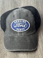 Ford Motor Company Genuine Parts American Needle Grayblack Mesh Trucker Hat Cap