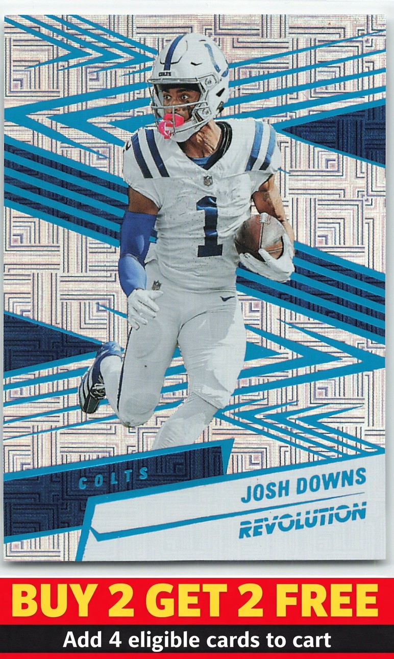 2025 Panini Revolution #133 Josh Downs Teal Levels #/499