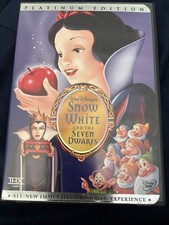 Snow White and the Seven Dwarfs DVD, Disney, 1937, Platinum Edition Authentic