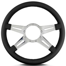 Lecarra 93201 14 Inch Steering Wheel Mark 9 Elegante Black Wrap