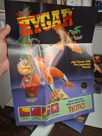 Tecmo Rygar (NES, 1987)+ Manuale, Inserti, Poster, Protezione Schiuma