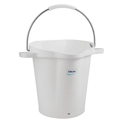 VIKAN 56925 Hygienic Bucket,5 1/4 gal,White 48TP28