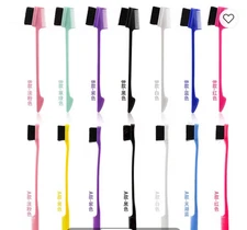 Hair Brushes Hair Edge Brush Double Sided Edge Control Brush Comb