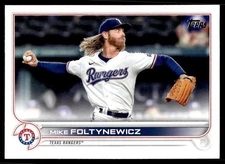 2022 Topps Baseball Mike Foltynewicz 293 Texas Rangers