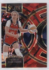 2024 Panini Select WNBA Premier Level Red Ice Prizm Karlie Samuelson #132 0qw3
