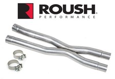 2015-2026 Mustang Gt 5.0 Roush Stainless Steel Exhaust Resonator Delete X-pipe