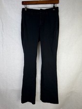 Old Navy High Rise Pixie Skinny Pants Black Secret Smooth Pockets Size 4