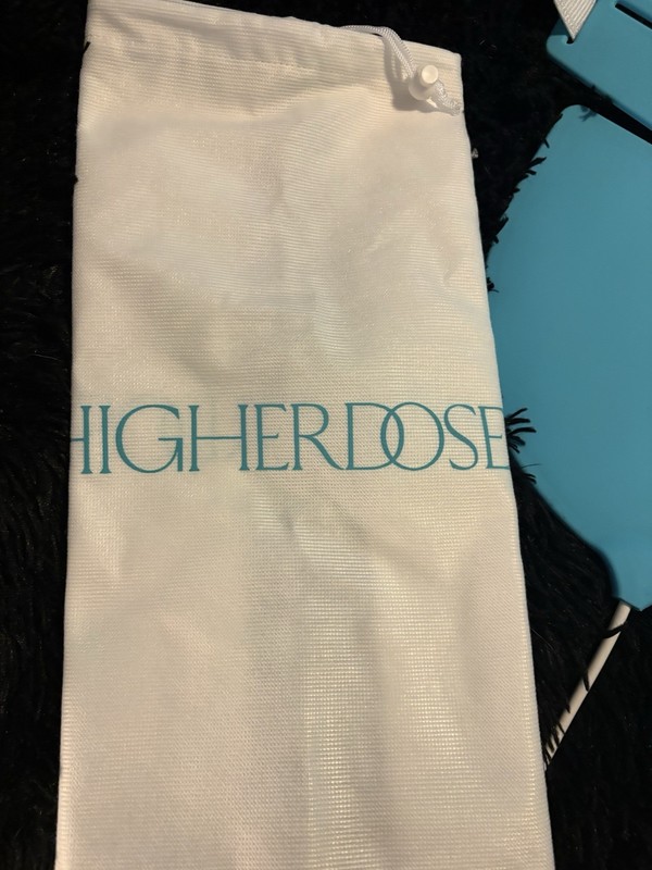HigherDOSE Red Light Therapy Device w/ Strap & Drawstring Pouch