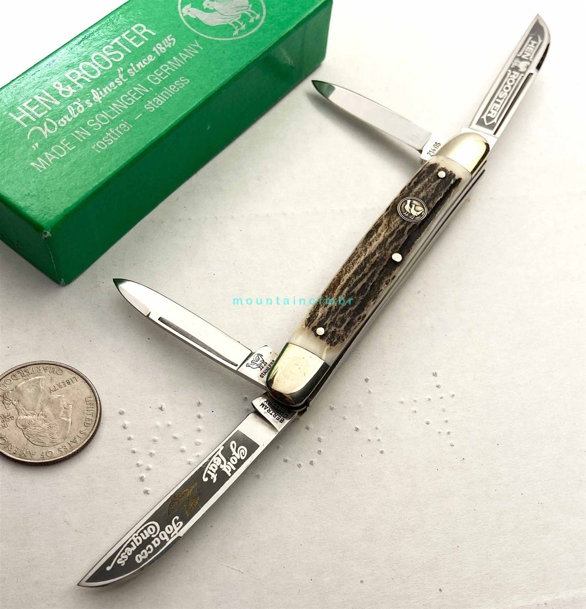 Hen & Rooster Solingen Germany RARE 1994 GoldLeaf Tobacco Congress