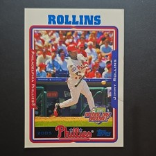 Topps 2005 Opening Day Jimmy Rollins #76 Philadelphia Phillies MLB Baseball Card