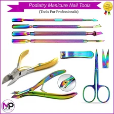 Podiatry Manicure Nail Tools Professional Foot Care Instrument Set New