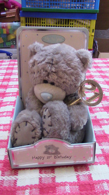 me to you 5'' Tatty teddy Happy 21st Birthday with key 