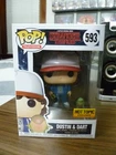 Dustin & Dart #593 Stranger Things Hot Topic Exclusive Funko Pop with Protector