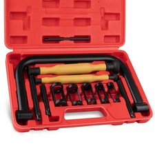 Valve Spring Compressor Set, 12PCS Valve Spring Clamp Removal Tool with Valve...