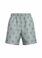 Converse Youth Boys Girls Athletic Shorts Size L Sage Green Elastic Waist