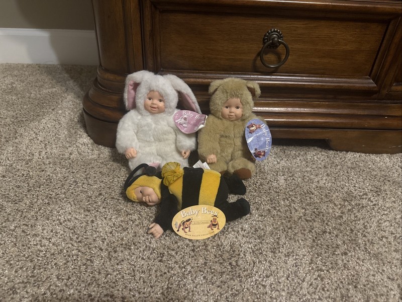 Lot Of 3 Anne Geddes 8 Inch Babies