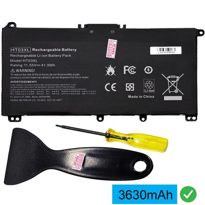 DE Notebook AKKU batterie 3630mAh 11.55V Battery für HP 17-ca1245ng, 17-ca0311ng