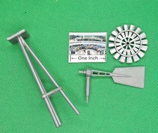 Campbell Scale Models HO #1604 Plastic Windmill Kit - Details Below