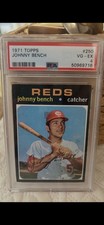 1971 Topps - Johnny Bench #250 PSA 4 VG-EX Cincinnati Reds Catcher
