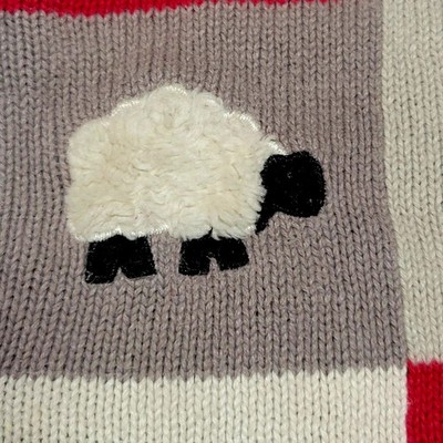 Blair Boutique Sheep Cardigan Button-Up Sweater Size 3X Whimsical Cottagecore 