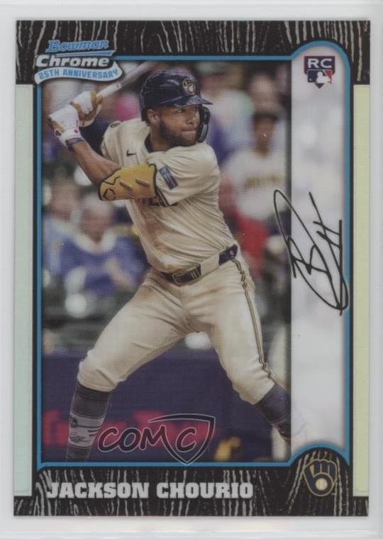 2024 Bowman Chrome 1999 25th Anniversary Jackson Chourio #BC25-14 Rookie RC 01nw