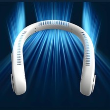 Tragbarer Nackenventilator mit Digitalanzeige leiser Betrieb f&uuml;r Outdoor,&middot;&middot;**