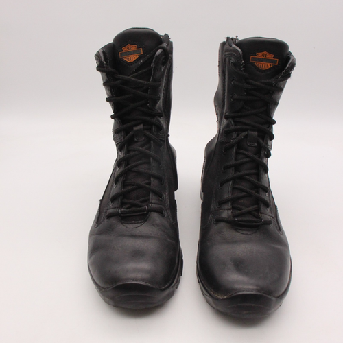 Harley Davidson Combat Men's Size US 10 Lace up Vibram Biker Boots 95122 - Picture 2 of 11
