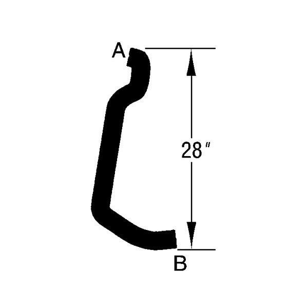 Durite de radiateur restauration circuit refroidissement Dodge Caravan V6