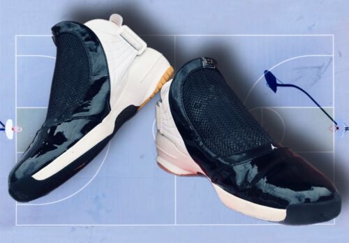 Nike Air Jordan XIX 19 OG East West Coast US 11.5 White Black 2004 307546-002 - Picture 5 of 11