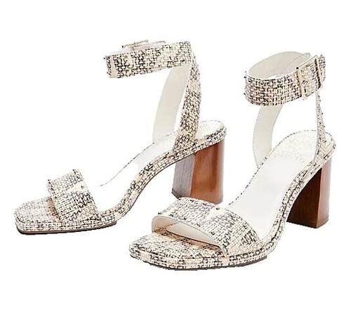 Vince Camuto Women's Footwear EDWINNY Flat Sandal, Black, M US