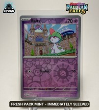 Ralts 027/091 Reverse Holo Pokemon TCG: Paldean Fates Card MINT SHIPPED TODAY