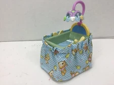 Fisher Price Loving Family Twin Baby Boy Girl Bassinet Bed Cribs Blue Pink Flaw*