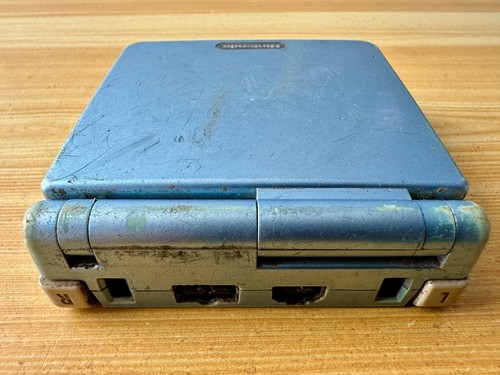 Nintendo Gameboy Advance SP AGS101 Pearl Blue Handheld System Console Low Sounds - Bild 6 von 9