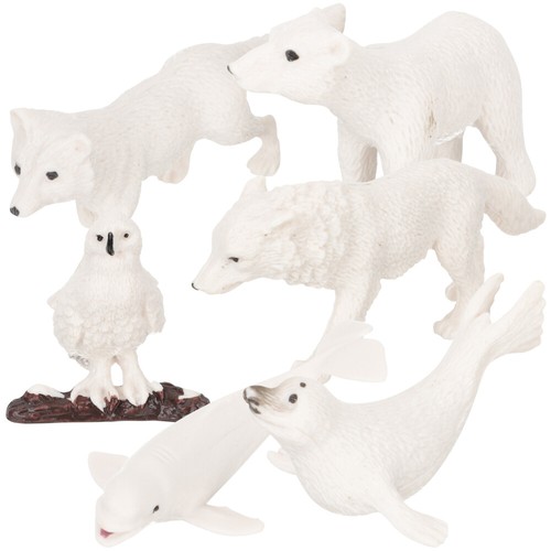 6 Pcs Animale Selvatico Bambino Figure Di Piccoli Animali - Photo 12/12