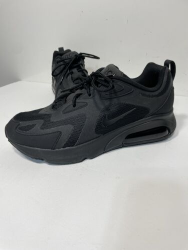 Nike Air Max 200 Herren Sneaker Sport Turnschuhe Schuhe Triple Schwarz AQ2568-003 10,5 - Bild 3 von 19